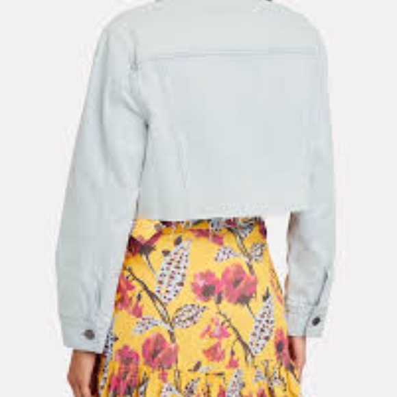 FRAME Ultra Crop Denim Jacket - Picture 2 of 14